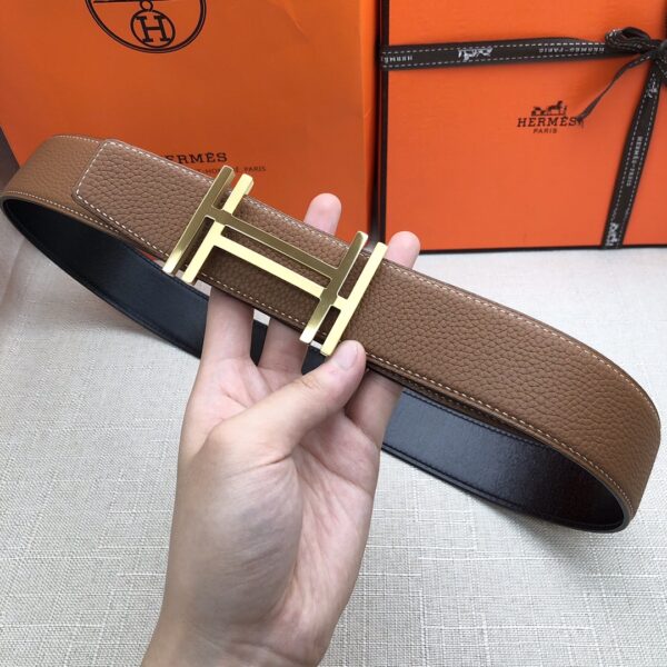 1:1 Replica Hermes H Belt Buckle & Reversible Brown For Women, Women Belt