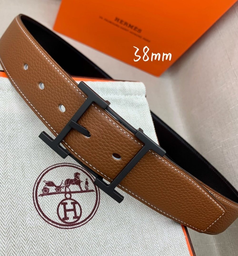 1:1 Replica Hermes H Belt Buckle & Reversible Brown For Women, Women Belt