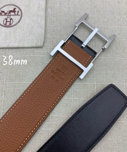 1:1 Replica Hermes H Belt Buckle & Reversible Brown For Women, Women Belt