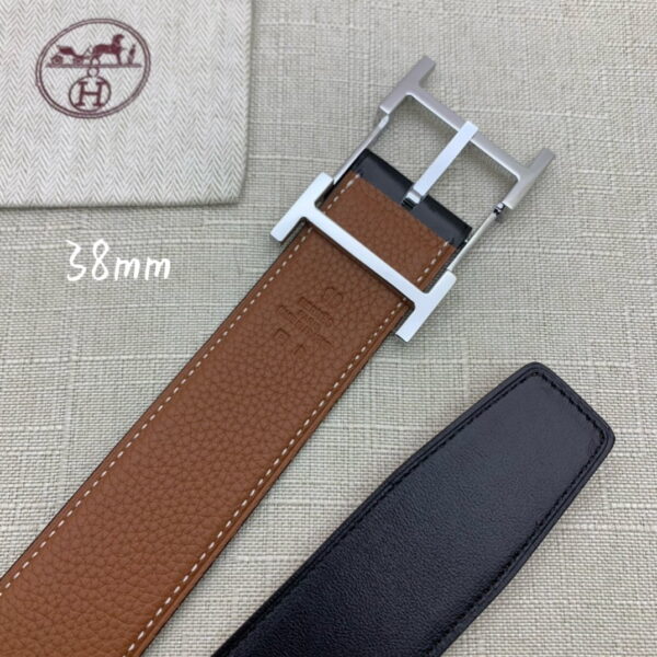 1:1 Replica Hermes H Belt Buckle & Reversible Brown For Women, Women Belt