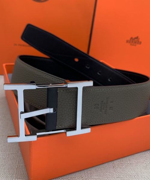 1:1 Replica Hermes H Belt Buckle & Reversible Brown For Women, Women Belt