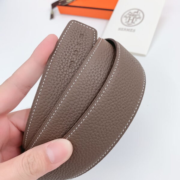 1:1 Replica Hermes H Belt Buckle & Reversible Brown For Women, Women Belt