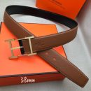 1:1 Replica Hermes H Belt Buckle & Reversible Brown For Women, Women Belt