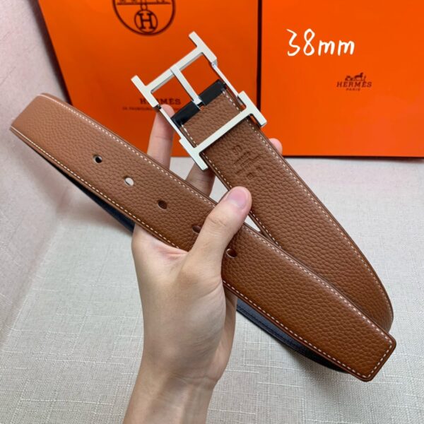 1:1 Replica Hermes H Belt Buckle & Reversible Brown For Women, Women Belt