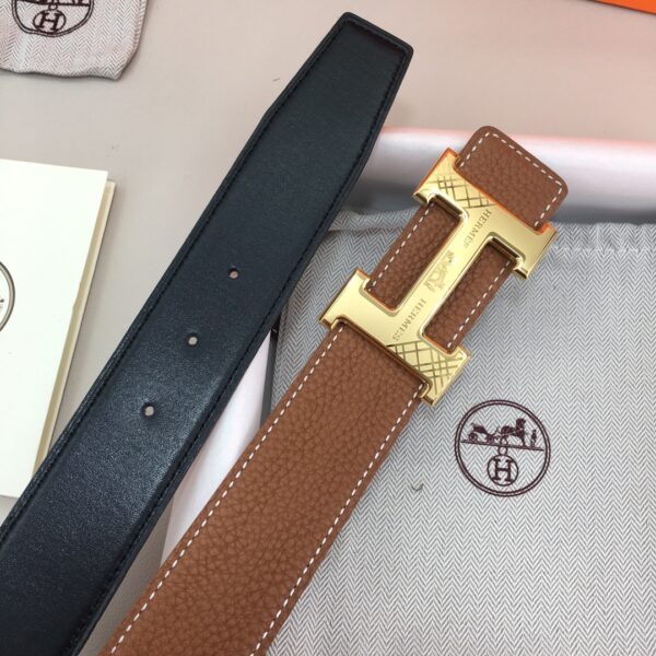 1:1 Replica Hermes H Belt Buckle & Reversible Brown For Women, Women Belt