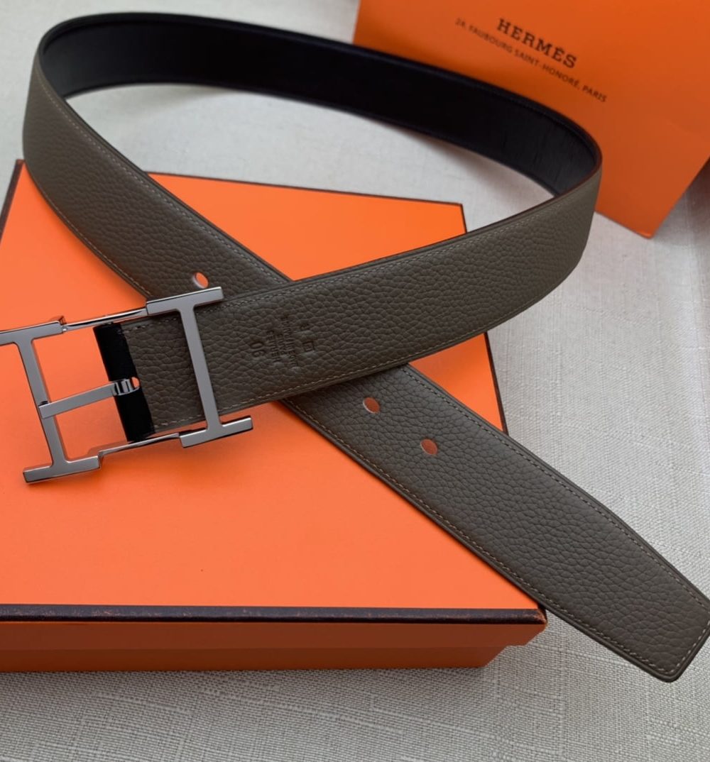 1:1 Replica Hermes H Belt Buckle & Reversible Brown For Women, Women Belt