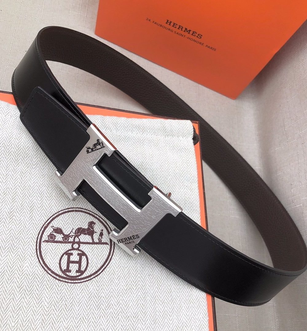 1:1 Replica Hermes H Belt Buckle & Reversible Brown For Women, Women Belt