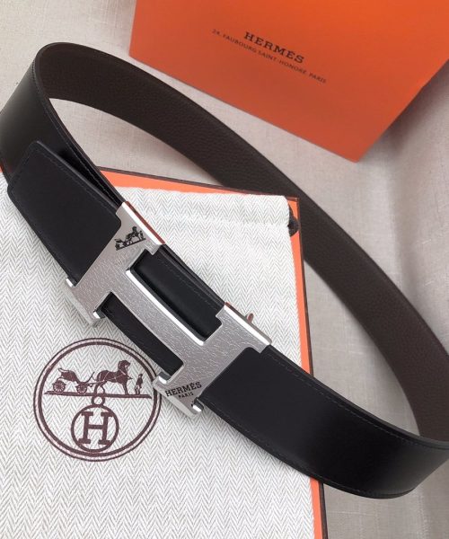 1:1 Replica Hermes H Belt Buckle & Reversible Brown For Women, Women Belt