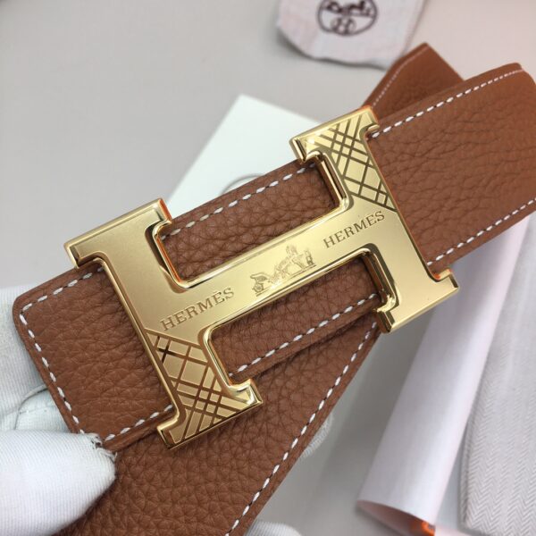 1:1 Replica Hermes H Belt Buckle & Reversible Brown For Women, Women Belt