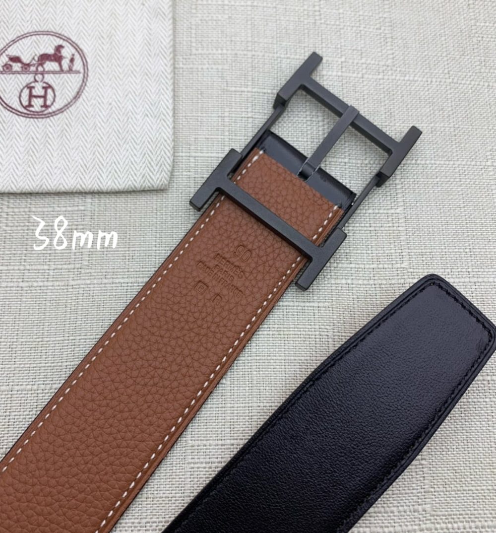 1:1 Replica Hermes H Belt Buckle & Reversible Brown For Women, Women Belt