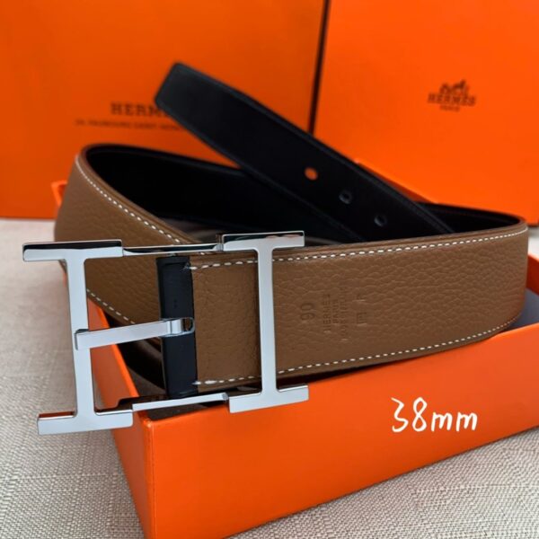 1:1 Replica Hermes H Belt Buckle & Reversible Brown For Women, Women Belt