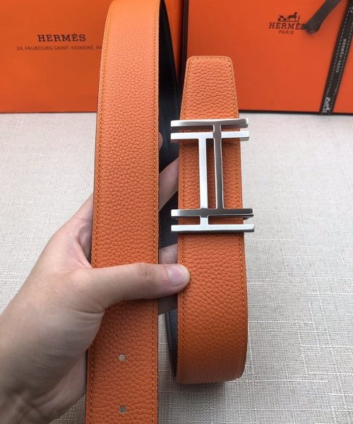 1:1 Replica Hermes H Belt Buckle & Reversible Brown For Women, Women Belt