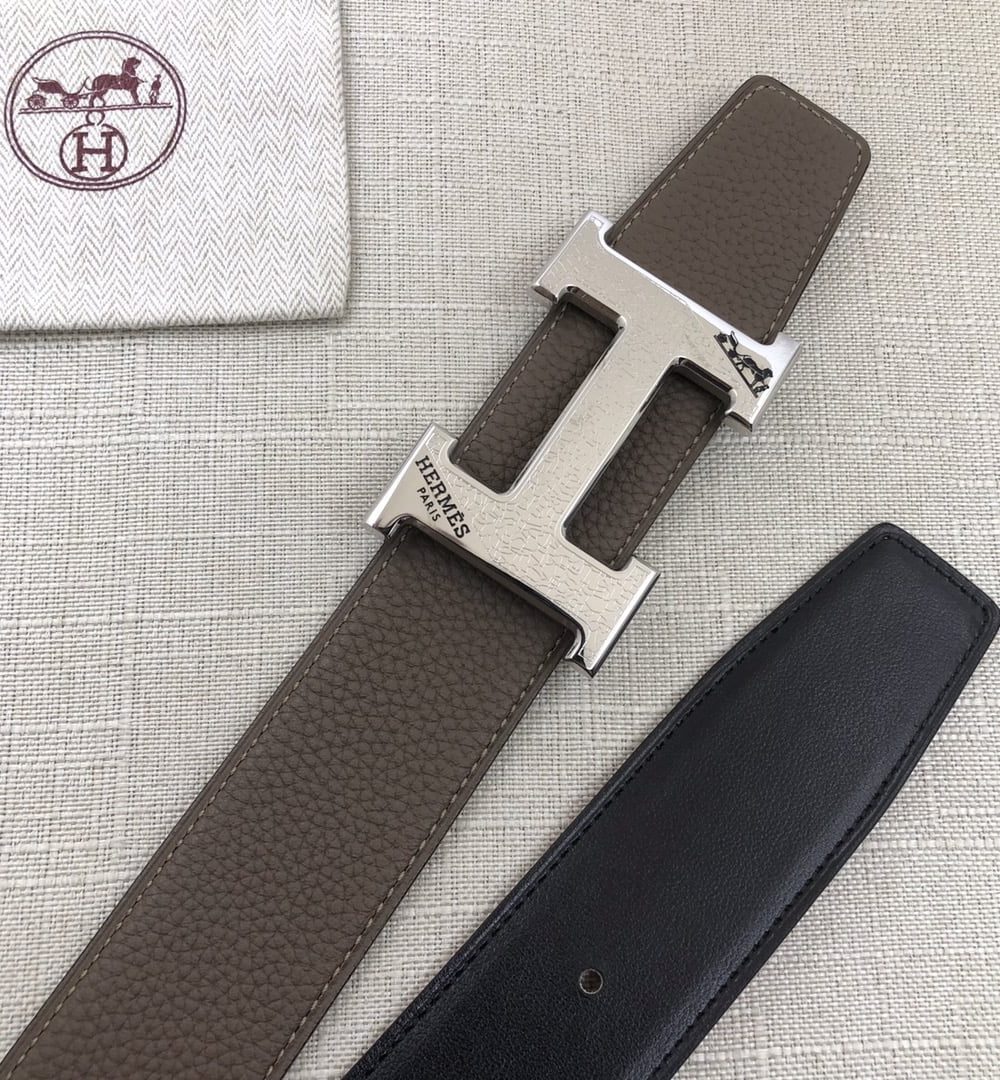 1:1 Replica Hermes H Belt Buckle & Reversible Brown For Women, Women Belt