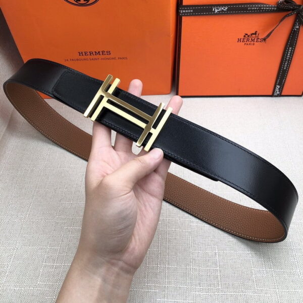 1:1 Replica Hermes H Belt Buckle & Reversible Brown For Women, Women Belt