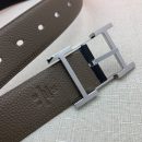 1:1 Replica Hermes H Belt Buckle & Reversible Brown For Women, Women Belt