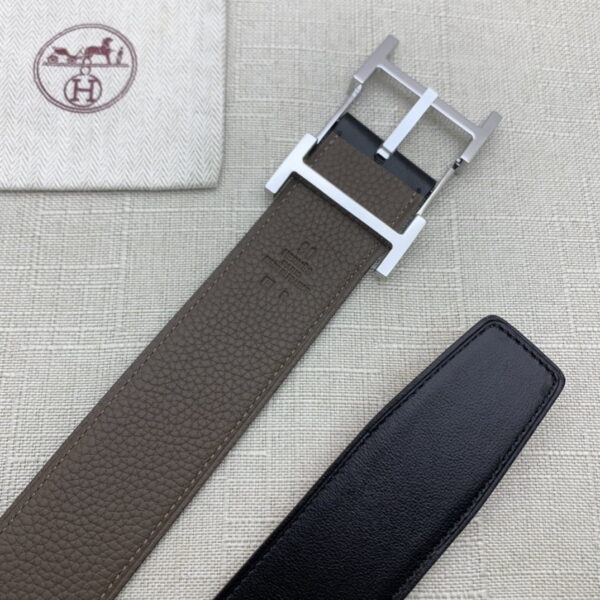 1:1 Replica Hermes H Belt Buckle & Reversible Brown For Women, Women Belt