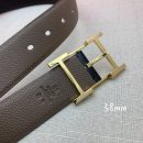1:1 Replica Hermes H Belt Buckle & Reversible Brown For Women, Women Belt