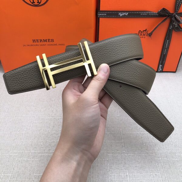 1:1 Replica Hermes H Belt Buckle & Reversible Brown For Women, Women Belt
