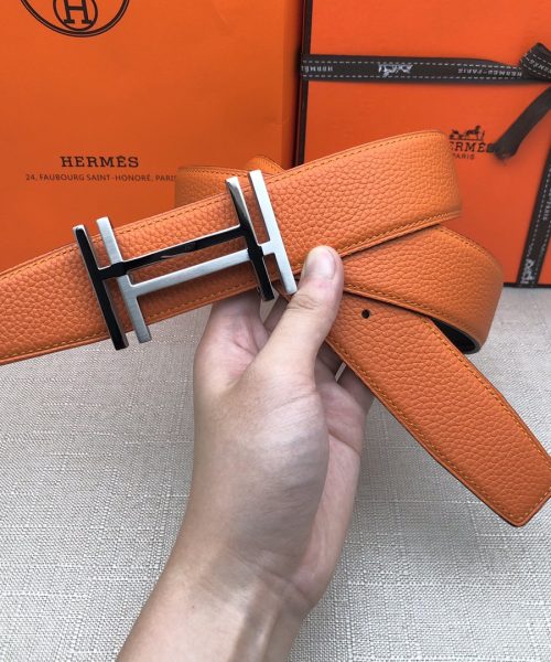 1:1 Replica Hermes H Belt Buckle & Reversible Brown For Women, Women Belt