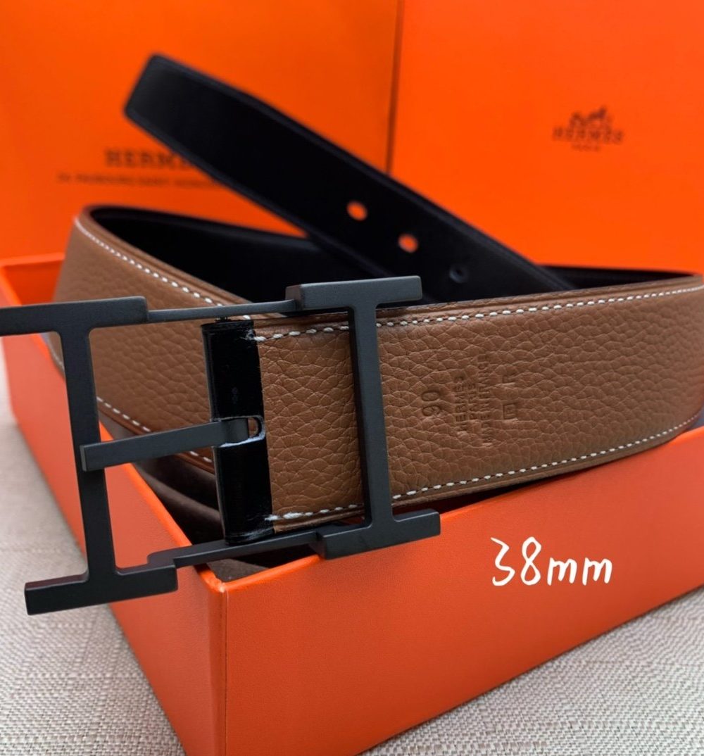 1:1 Replica Hermes H Belt Buckle & Reversible Brown For Women, Women Belt