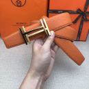 1:1 Replica Hermes H Belt Buckle & Reversible Brown For Women, Women Belt