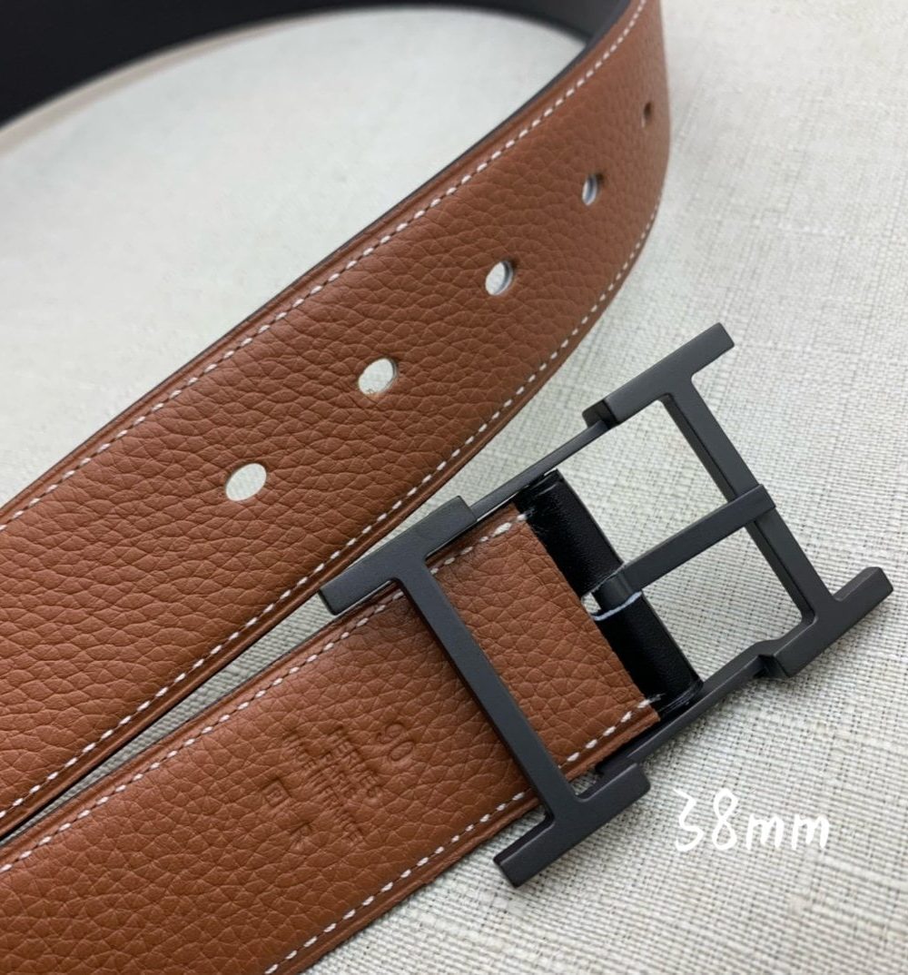 1:1 Replica Hermes H Belt Buckle & Reversible Brown For Women, Women Belt