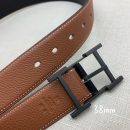 1:1 Replica Hermes H Belt Buckle & Reversible Brown For Women, Women Belt
