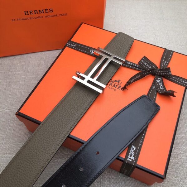 1:1 Replica Hermes H Belt Buckle & Reversible Brown For Women, Women Belt