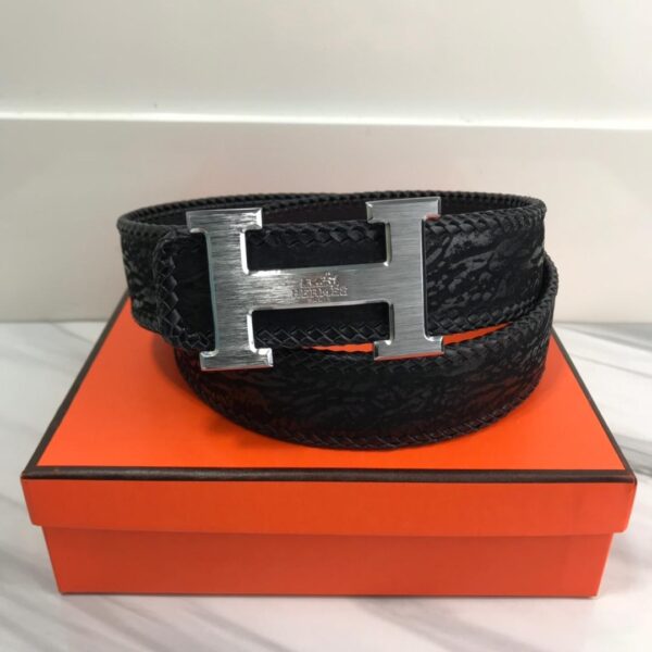 1:1 Replica Hermes H Belt Buckle With Hermes Logo & Reversible Black For Women, Women Belt