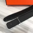 1:1 Replica Hermes H Belt Buckle With Hermes Logo & Reversible Black For Women, Women Belt