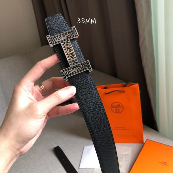 1:1 Replica Hermes H Touareg Belt Buckle & Reversible Black For Women, Women Belt