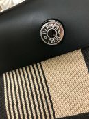 1:1 Replica Hermes Herbag Zip Bag Black/Brown/Red For Women 31cm / 12.2in