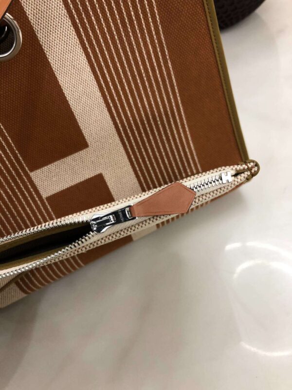 1:1 Replica Hermes Herbag Zip Bag Black/Brown/Red For Women 31cm / 12.2in