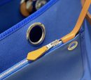 1:1 Replica Hermes Herbag Zip Bag Blue, Silver Toned Hardware Bag For Women, Women's Handbags, Shoulder Bags 12.2in/31cm