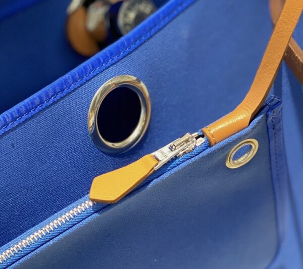1:1 Replica Hermes Herbag Zip Bag Blue, Silver Toned Hardware Bag For Women, Women's Handbags, Shoulder Bags 12.2in/31cm
