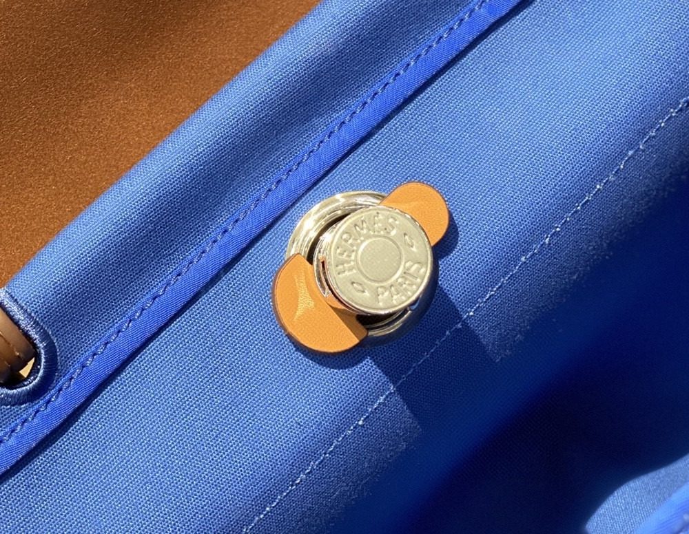 1:1 Replica Hermes Herbag Zip Bag Blue, Silver Toned Hardware Bag For Women, Women's Handbags, Shoulder Bags 12.2in/31cm