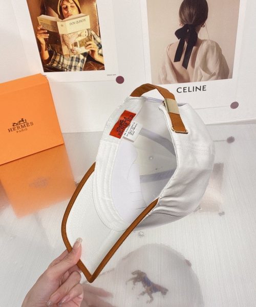 Hermes Horse Cap White Hermes Cap