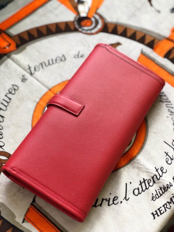 Hermes Jige Elan 29 Clutch Wallet 29cm/11.4in For Women Red