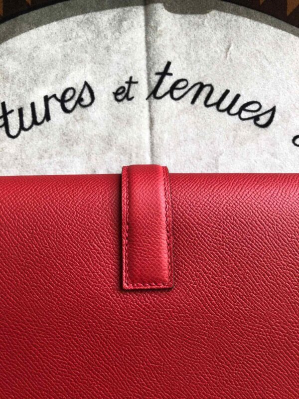 Hermes Jige Elan 29 Clutch Wallet 29cm/11.4in For Women Red