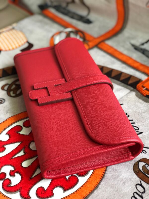Hermes Jige Elan 29 Clutch Wallet 29cm/11.4in For Women Red