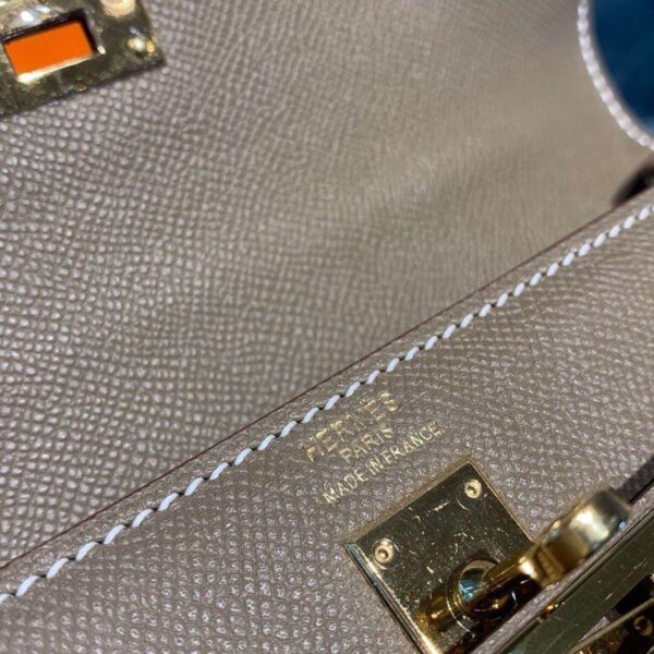 1:1 Replica Hermes Kelly 25 Sellier Epsom Etoupe Bag For Women, Women's Handbags, Shoulder Bags 10in/25cm
