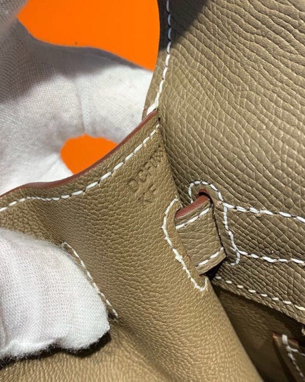 1:1 Replica Hermes Kelly 25 Sellier Epsom Etoupe Bag For Women, Women's Handbags, Shoulder Bags 10in/25cm