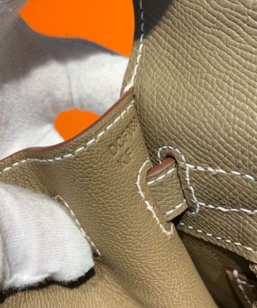 1:1 Replica Hermes Kelly 25 Sellier Epsom Etoupe Bag For Women, Women's Handbags, Shoulder Bags 10in/25cm