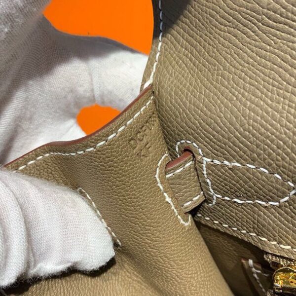 1:1 Replica Hermes Kelly 25 Sellier Epsom Etoupe Bag For Women, Women's Handbags, Shoulder Bags 10in/25cm