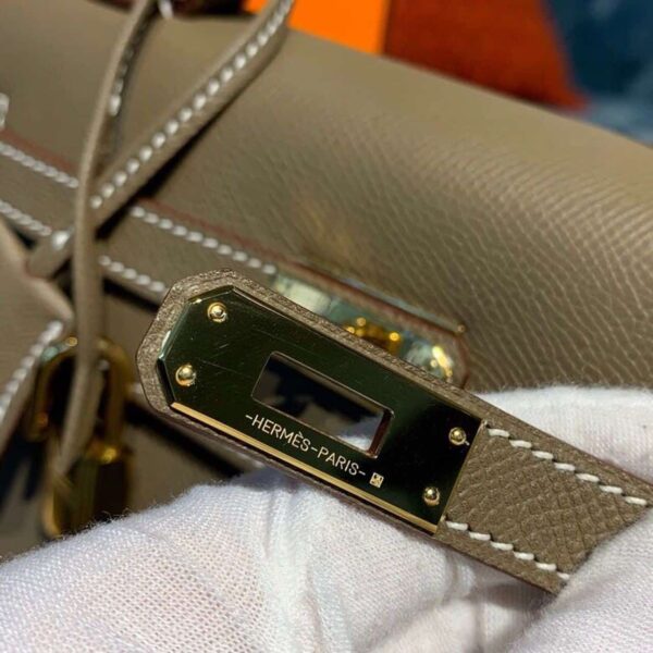 1:1 Replica Hermes Kelly 25 Sellier Epsom Etoupe Bag For Women, Women's Handbags, Shoulder Bags 10in/25cm