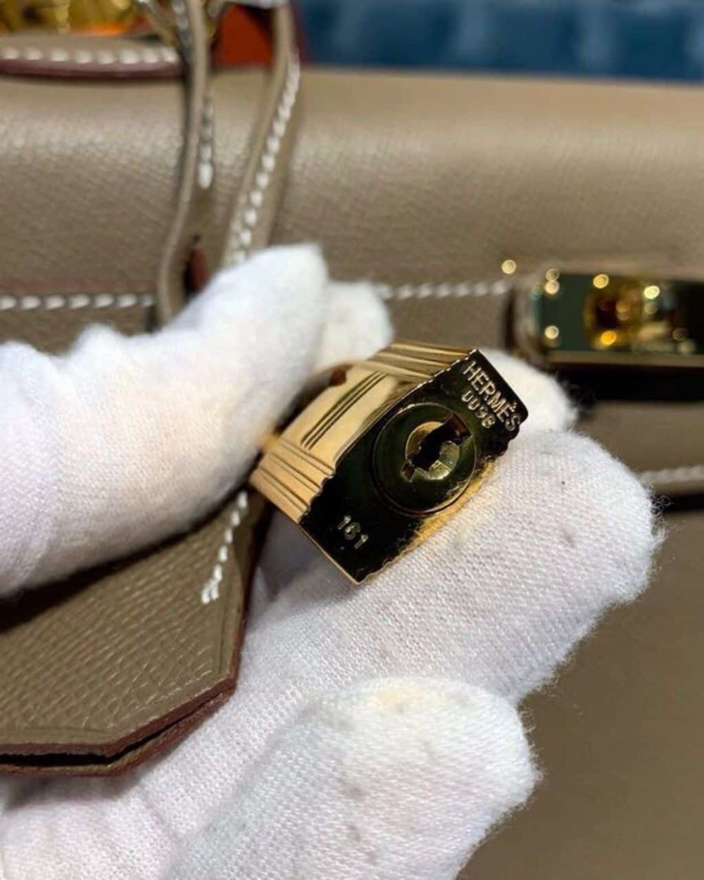 1:1 Replica Hermes Kelly 25 Sellier Epsom Etoupe Bag For Women, Women's Handbags, Shoulder Bags 10in/25cm