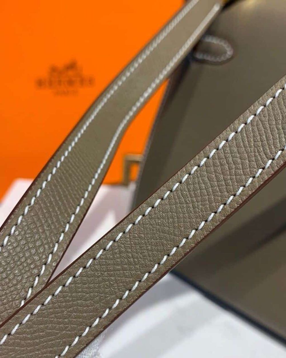 1:1 Replica Hermes Kelly 25 Sellier Epsom Etoupe Bag For Women, Women's Handbags, Shoulder Bags 10in/25cm