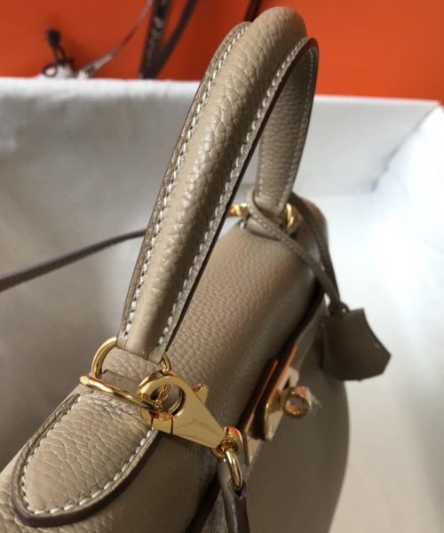 1:1 Replica Hermes Kelly 28 Etoupe Togo Bag For Women, Women's Handbags, Shoulder Bags 11in/28cm