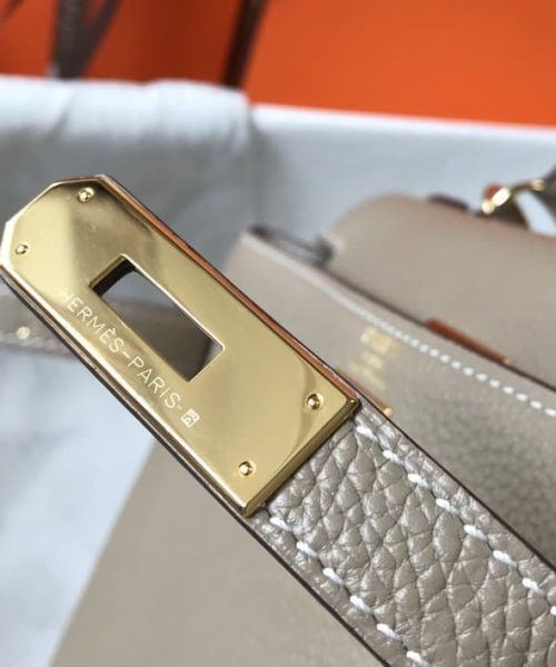1:1 Replica Hermes Kelly 28 Etoupe Togo Bag For Women, Women's Handbags, Shoulder Bags 11in/28cm