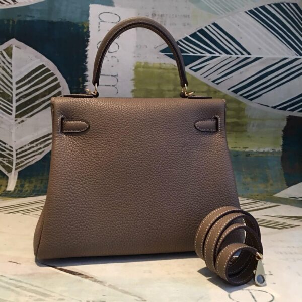 1:1 Replica Hermes Kelly 28 Greige Bag With Gold Toned Harware For Women, Women's Handbags, Shoulder Bags 11in/28cm